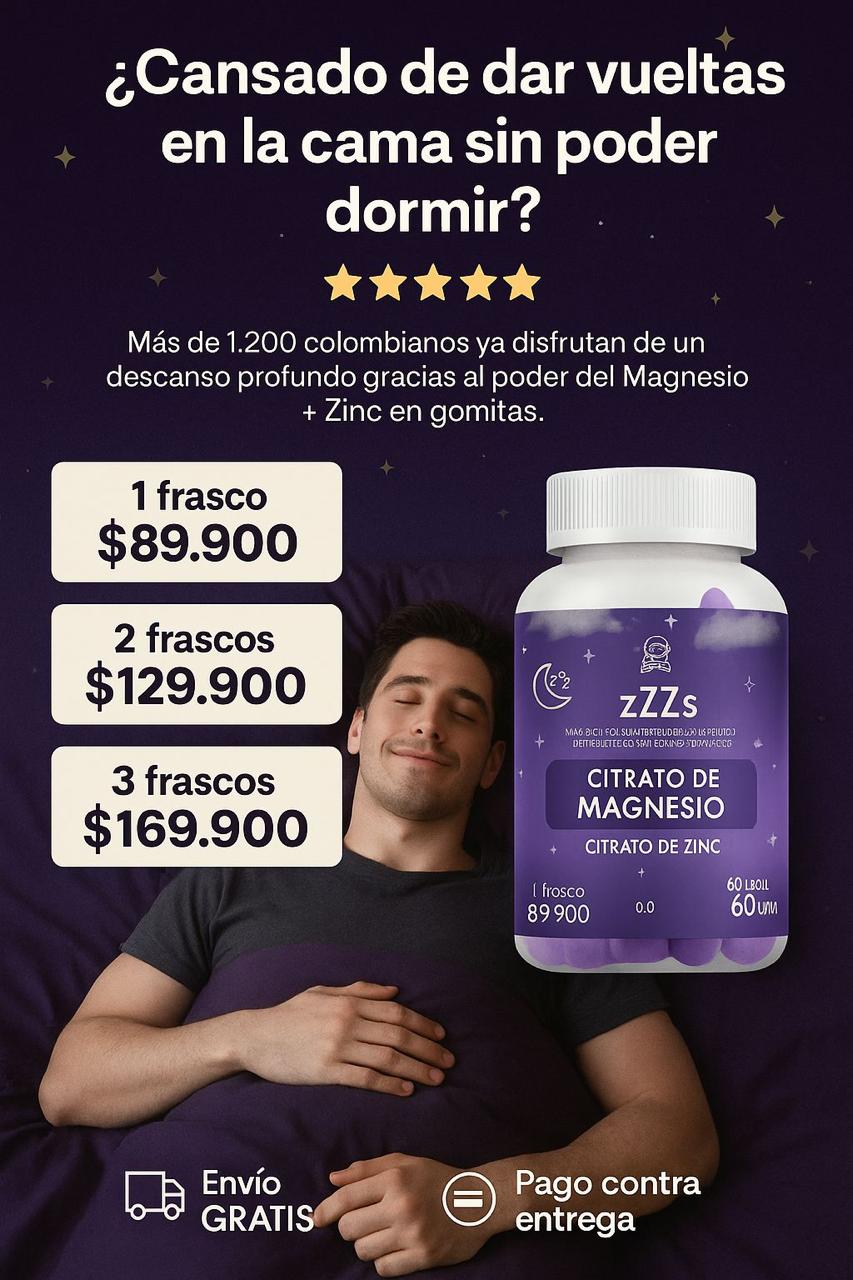 Gomas de citrato de magnesio