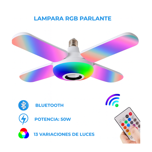 Lampara Rgb bluetooth